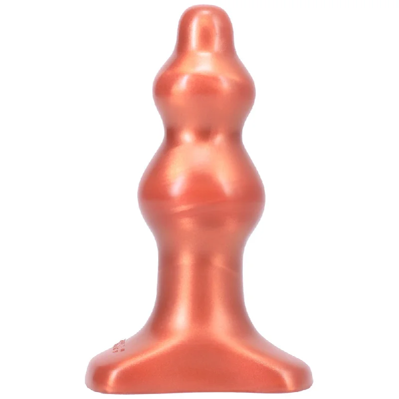 anal toys for discreet fun-Tantus Severin Small Super Soft Anal Plug Copper (Bag)