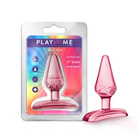 anal toys for couples play-Blush Play With Me Jolly Plug Pink