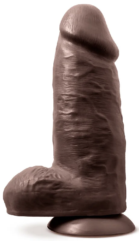 Penis-pulsing-Au Naturel - Chub - 10 Inch Dildo - Chocolate