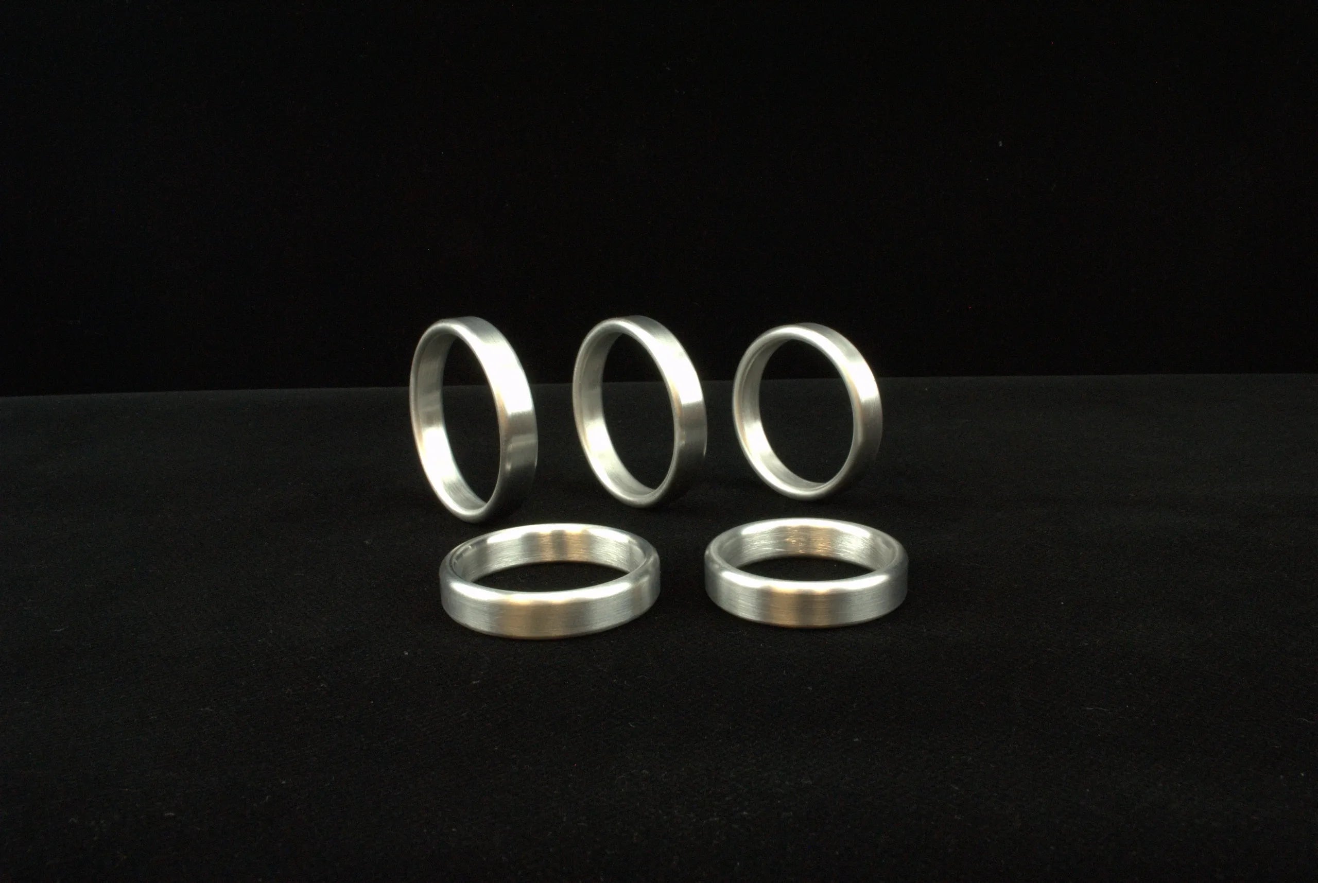 cock ring bold comfort-Narrow Style Cockring in Aluminum