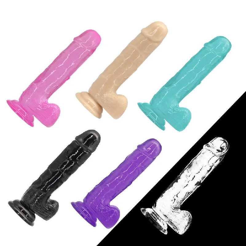 Penis-solid-Realistic Silicone Suction-cup Dildo