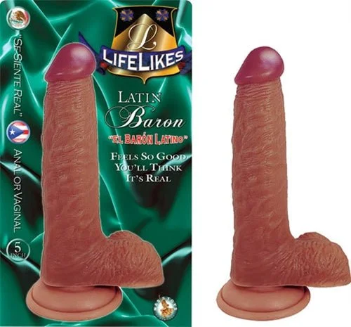 penis-infection-symptoms-list-Lifelike Latin Baron 5 Inch