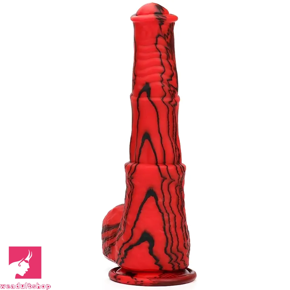 Dildo-permanent-10.03in Realistic Horse Silicone Fantasy Flexible Big Dildo For Orgasm