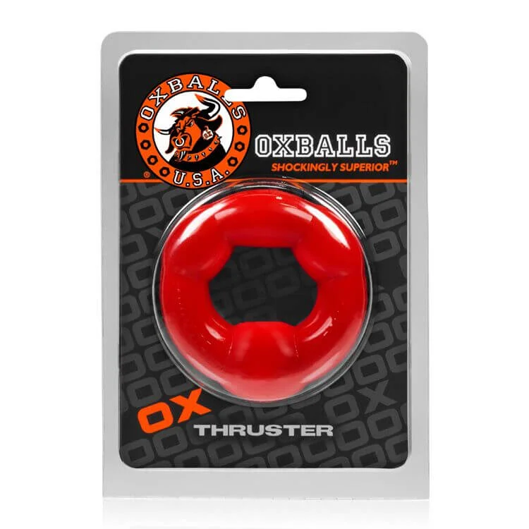 cock ring battery design-Oxballs Thruster Cock Ring Red: The Ultimate Dick-Enhancing Experience