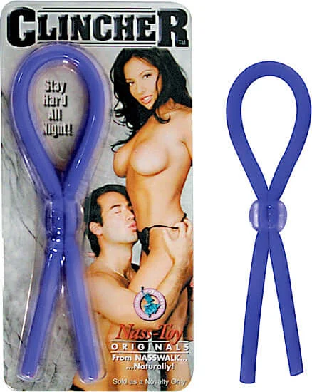 cock ring travel grip-Clincher Cockring Blue