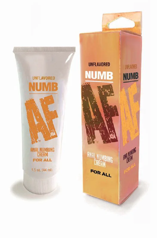 dual motor anal toys-Numb Af - Anal Desensitizing Gel - Unflavored - 1.5 Fl. Oz.