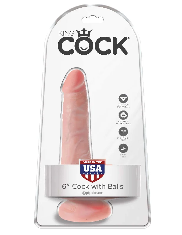 how-to-improve-penis-circulation-King Cock 6" Cock With Balls - Light