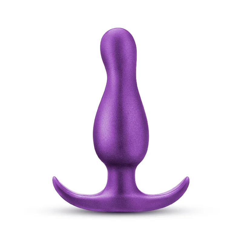 anal toys with soft finish-Anal Adventures Matrix - Quantum Plug - Galactic  Purple