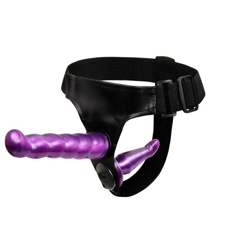 penis-odor-treatment-options-Fashion Dildo Double Dong Strap-On Harness