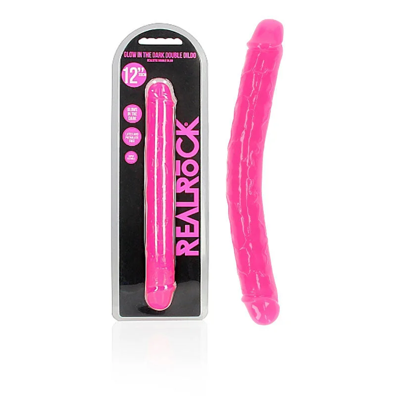 penis-growth-techniques-natural-REALROCK 30 cm Double Dong Glow -