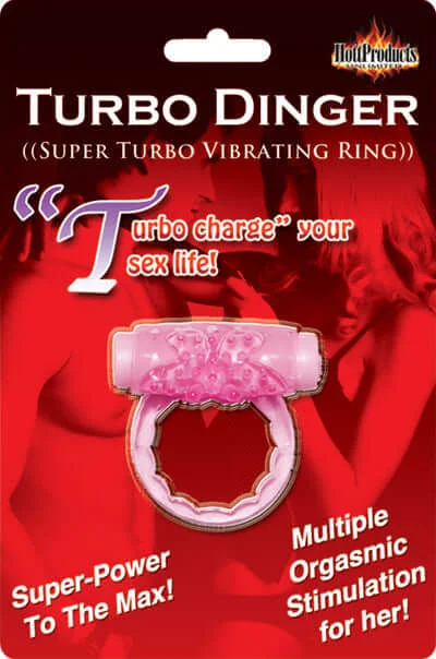 cock ring bold comfort-Humm Dinger Turbo Vibrating Cock Ring (Purple)