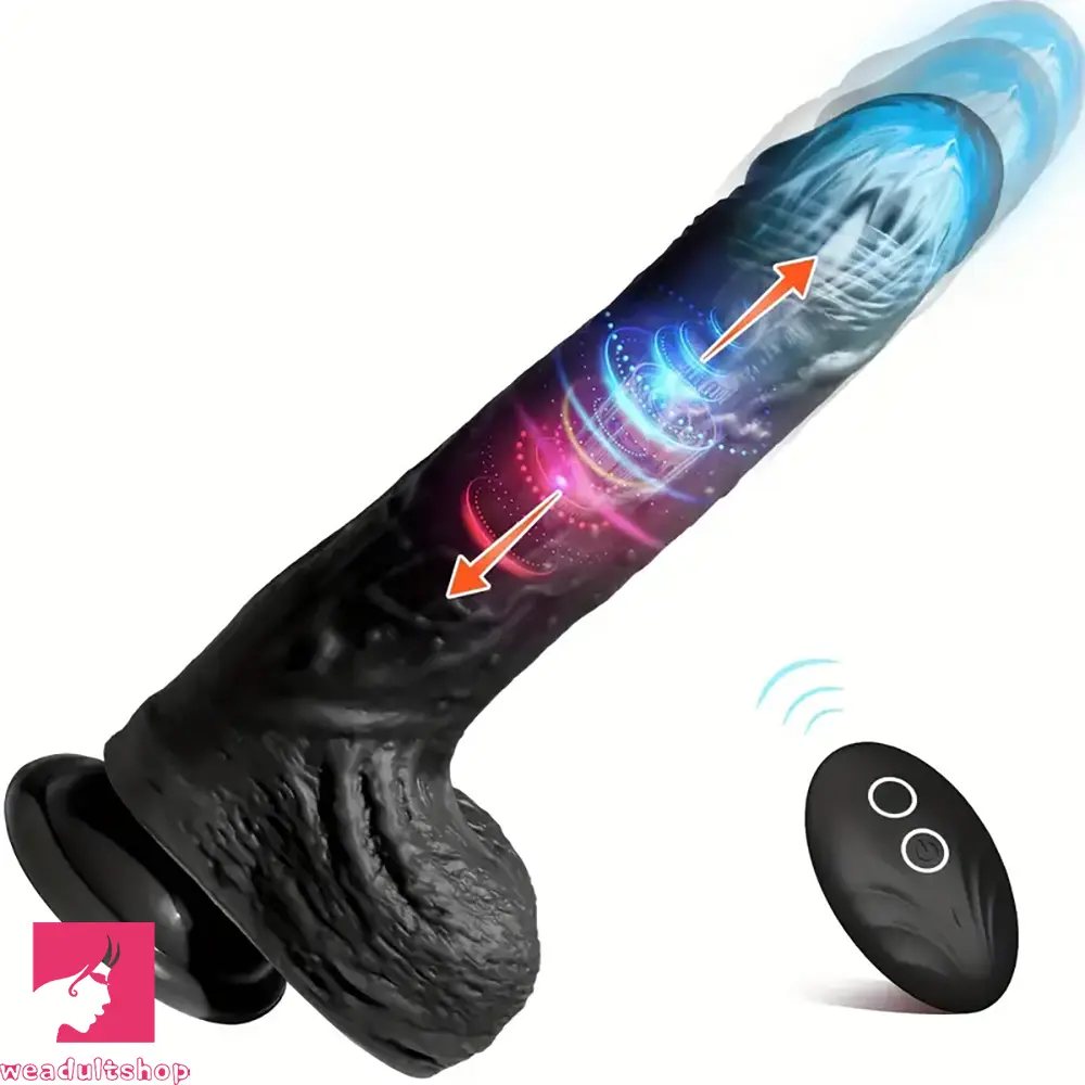 Dildo-realistic-8.58in Remote Control Thrusting Vibrating Heating Dildo For Sex