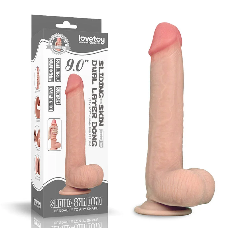 penis-rash-natural-remedies-Sliding Skin Dual Layer Dong