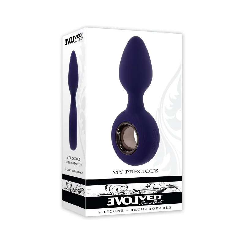 anal toys with sturdy base-Evolved My Precious Purple