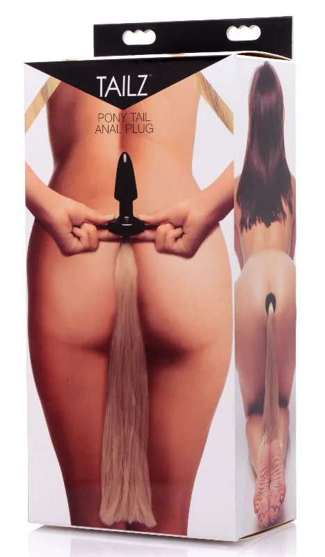 anal toys with strong suction-Pony Tail Anal Plug for Enhanced Pleasure and Playful Adventures