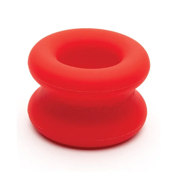 cock ring custom size-Sport F*cker - Muscle Ball Stretcher Cock Ring (Red)