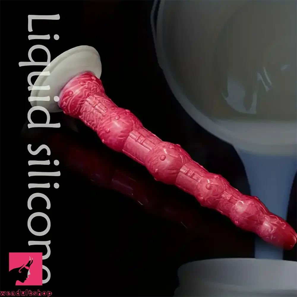 Penis-sore-14.49in Super Long Huge Butt Plug Silicone Soft Beads Dildo For Sex