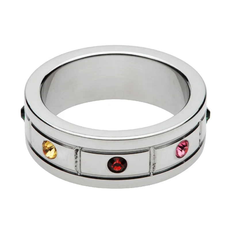 cock ring soft style-Jeweled Cock Ring- 1.95 Inch