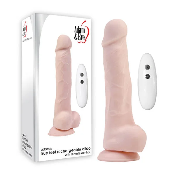 penis-nerve-sensitivity-tips-Adam & Eve Adam's True Feel Rechargeable Dildo