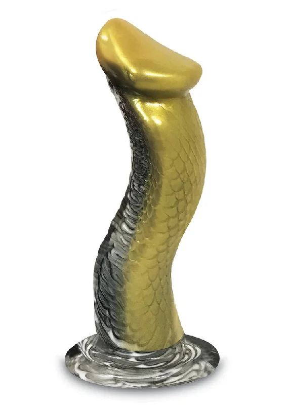 Dildo-glass-Alien Nation Venomus Silicone Creature Dildo - Gold