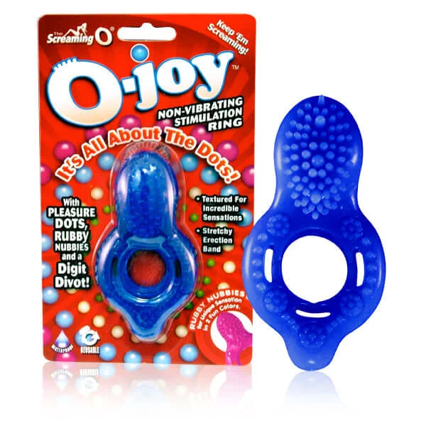 cock ring intimate grip-Screaming O Joy Cock Ring: Textured Pleasure and Erection Enhancement