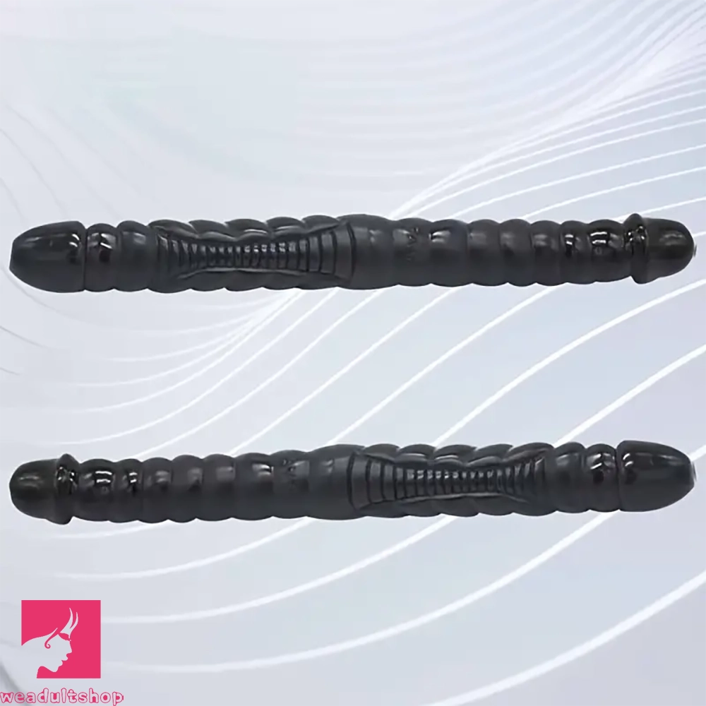 Penis-pink-16.5in Super Long Double Head Silicone Soft Dildo For G Spot Love