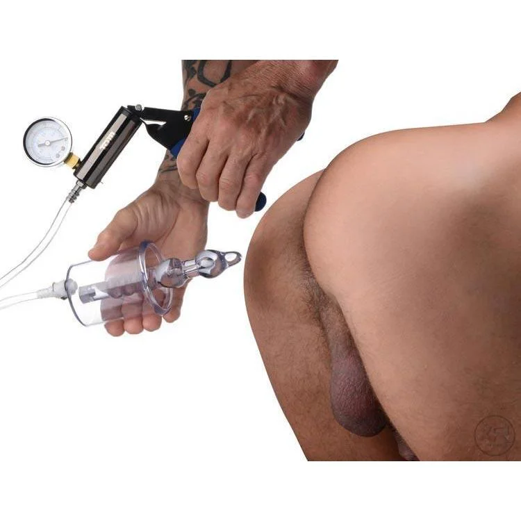 anal toys with strong shaft-Anal Pump Cylinder with Stimulator Shaft