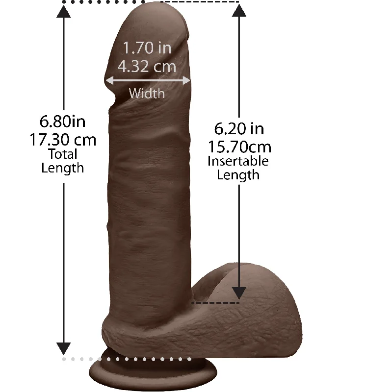 penis-growth-supplements-truth-The D - Perfect D 7" - Chocolate