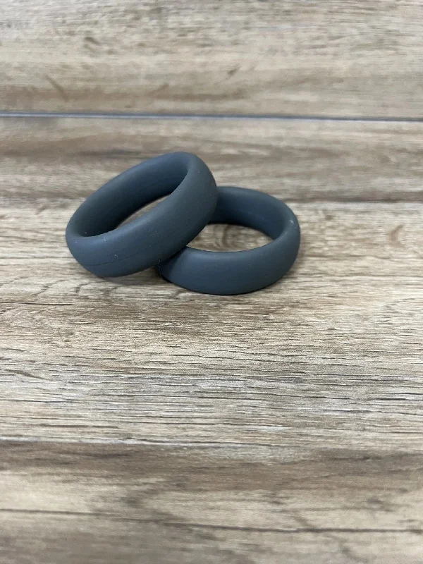 cock ring sleek style-2" Donut Cockring in Silicone, Gray Color Only