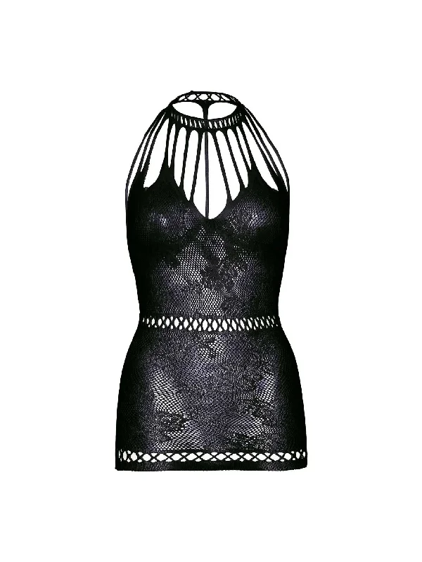 sexy devil outfit-Lasting Love Lace Mini Dress - One Size - Black