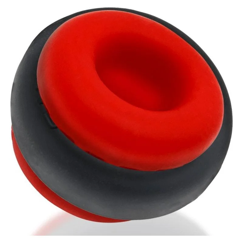 anal toys with sleek shaft-Ultracore Core Ballstretcher w Axis ring Red Ice