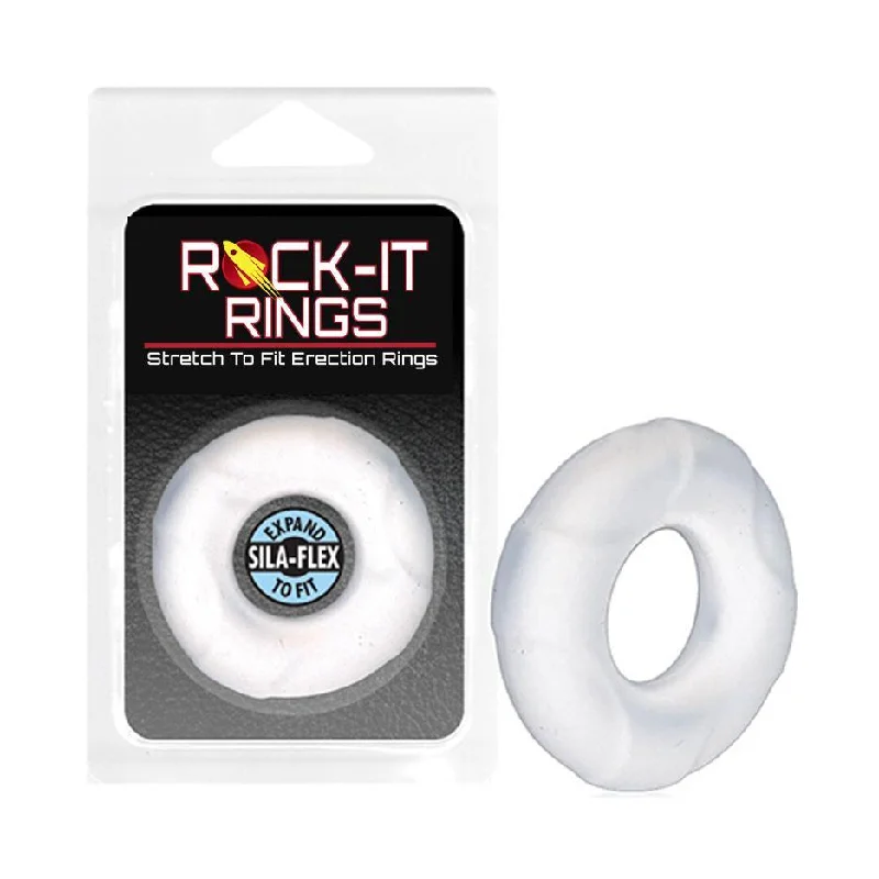 anal toys with slim tip-Rock-It Rings The Lifesaver Silicone Cock Ring - 2 Colors