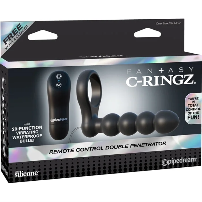 anal toys for kinky fun-Fantasy C-Ringz Remote Control Double Penetration Vibrating Anal & Cock Ring by Pipedream Products®