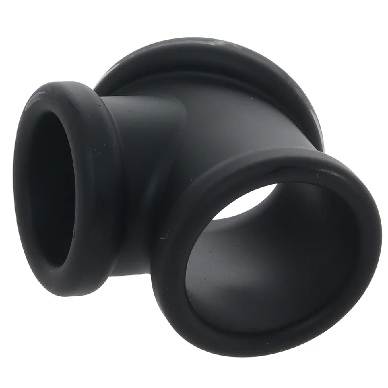 cock ring low style-Renegade Piper Cock & Ball Ring in Black