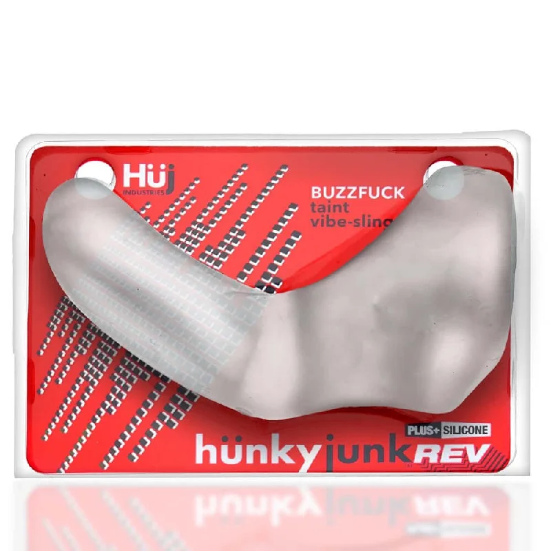 cock ring enhanced pleasure-Hunky Junk Buzz Fuck Clear Ice Vibrating Cock Ring from Oxballs