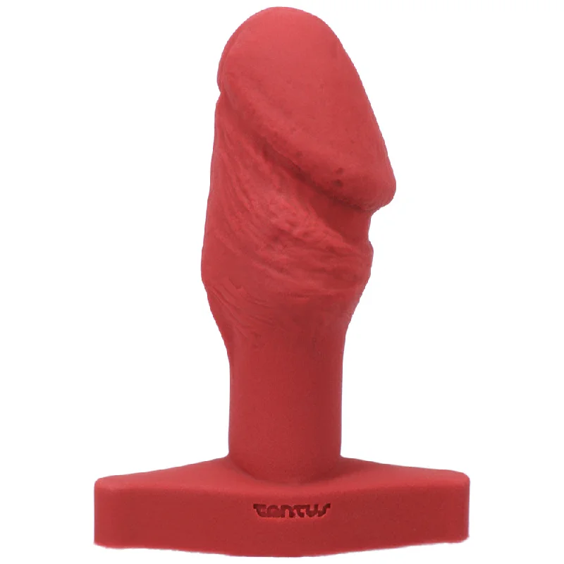 anal toys for sensual play-Tantus Cock Plug Anal Plug Ruby (Bag)