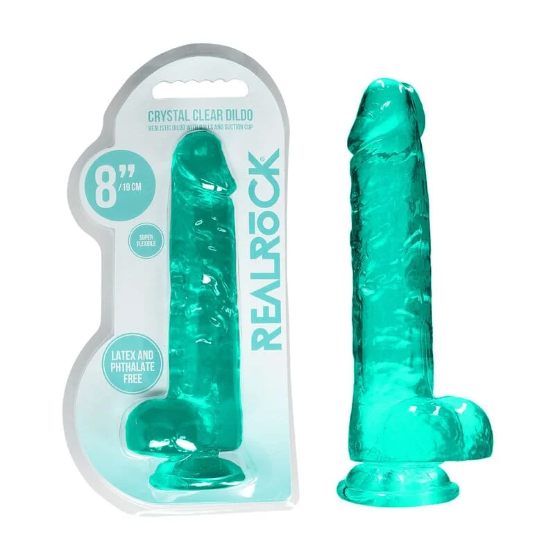 penis-surgery-alternatives-explored-RealRock 8'' Realistic Dildo With Balls