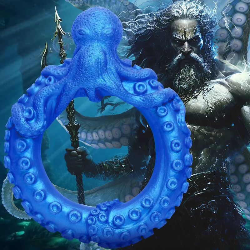 cock ring bold style-Poseidon's Octo-Ring Octopus Cock Ring