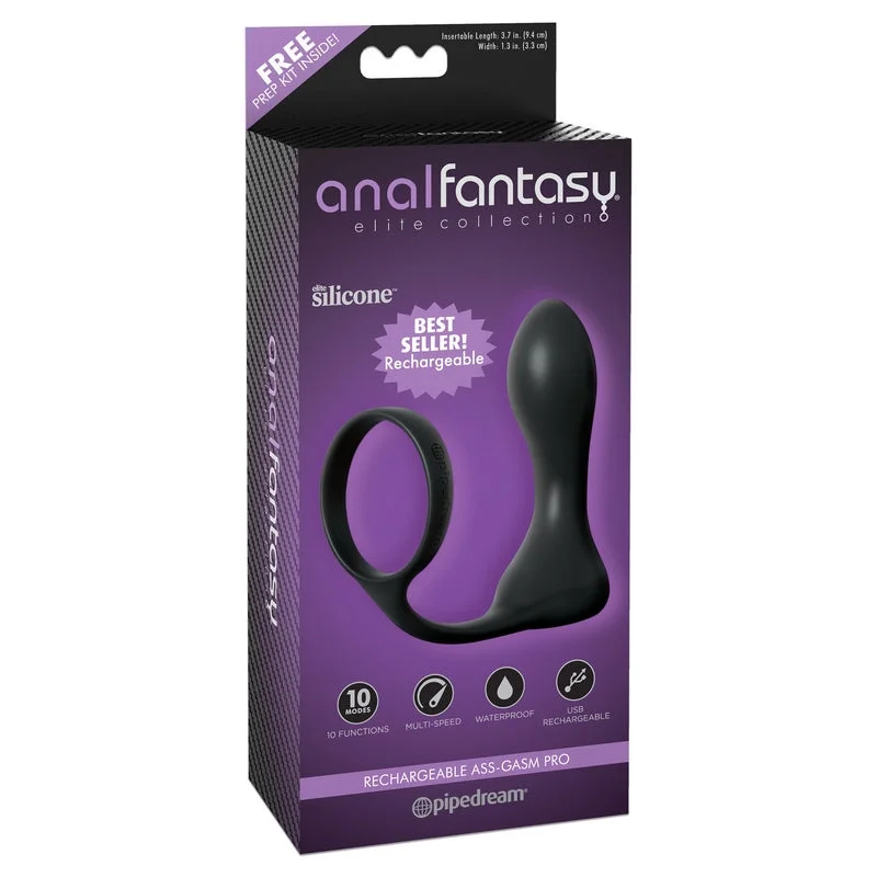 anal toys with adjustable shaft-Anal Fantasy Rechargeable Vibrating Ass Gasm by Pipedream Products®