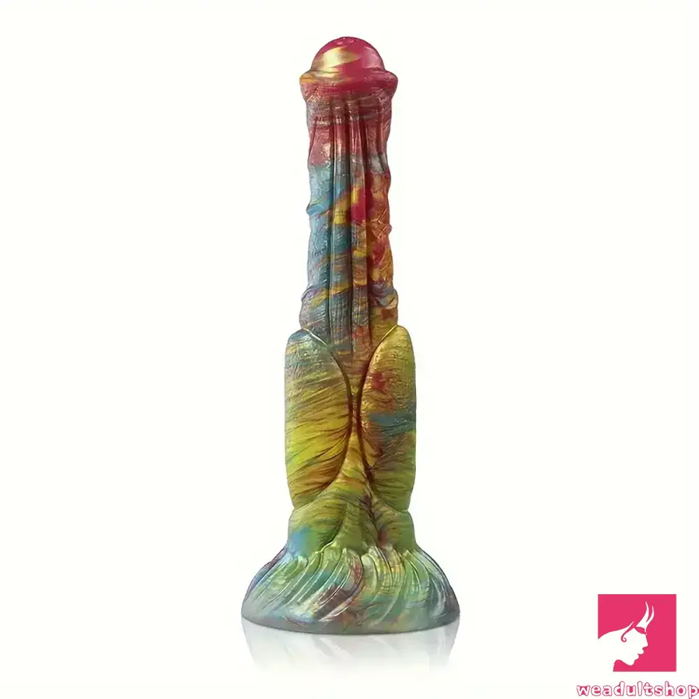 Penis-hot-9.4in Silicone Soft Big Animal Horse Cock Dildo For Vagina Stimulator