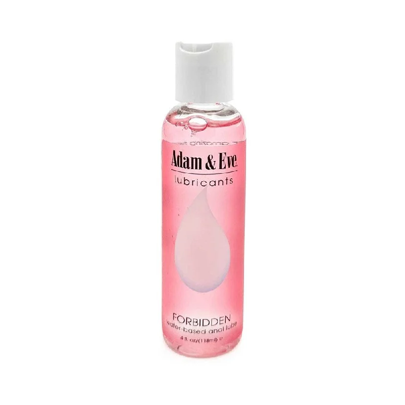 anal toys with quiet tip-Adam & Eve Forbidden Water-Based Anal Lubricant 4 oz.