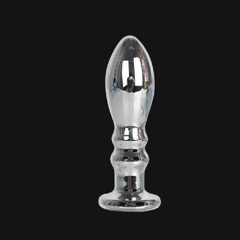 anal toys for gentle use-Vibrating Dildo Butt Plug - Metal Dildos G Spot Prostate Massage Anal Toys