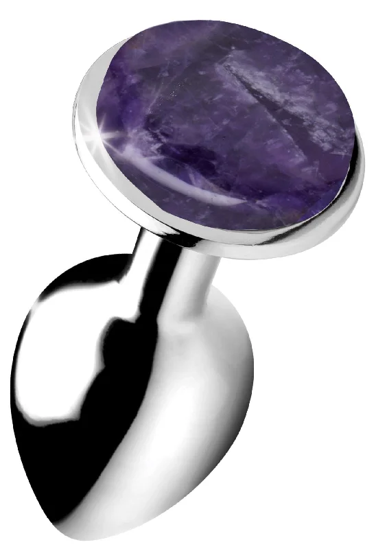 anal toys for erotic fun-Amethyst Anal Plug - Small