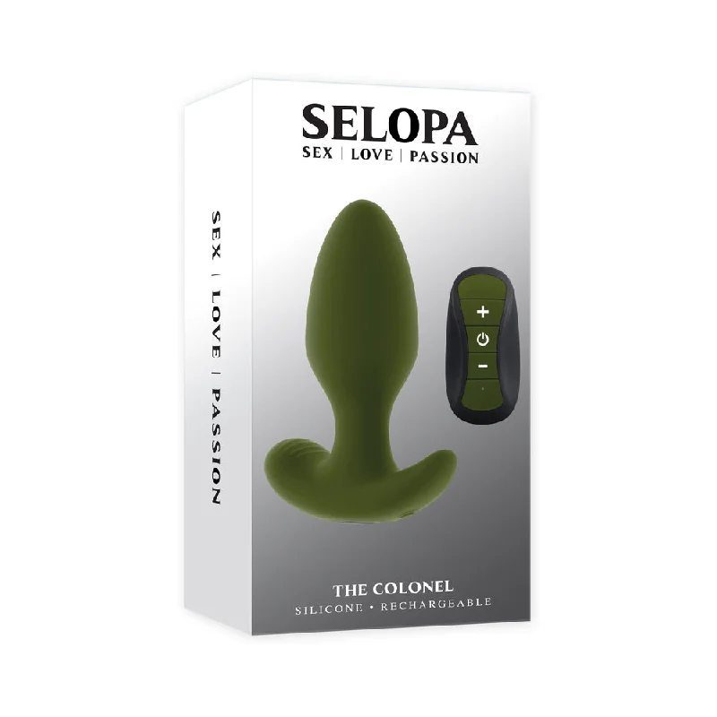 anal toys with firm base-Selopa The Colonel Green