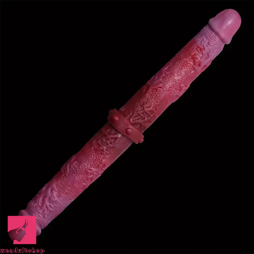 Penis-tilted-14.96in Big Long Double Sided Silicone Dildo Sex Toy For Women Sex