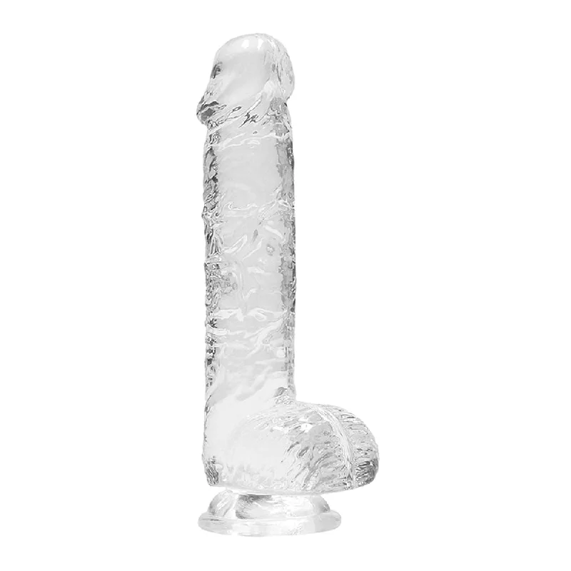 Dildo-sweet-6 Inch Realistic Dildo With Balls - Translucent