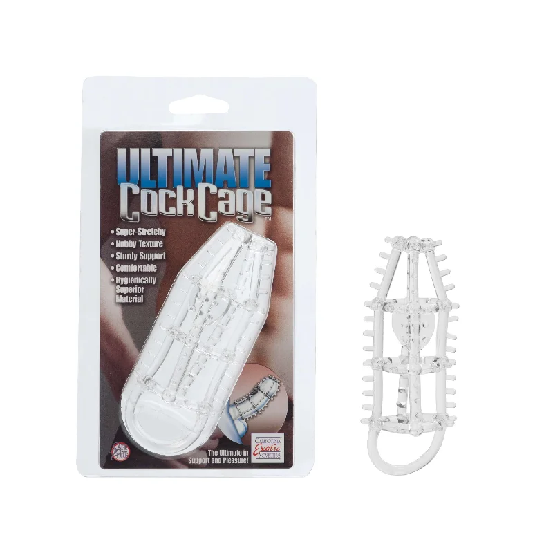 cock ring firm grip-Ultimate Cock Cage Clear