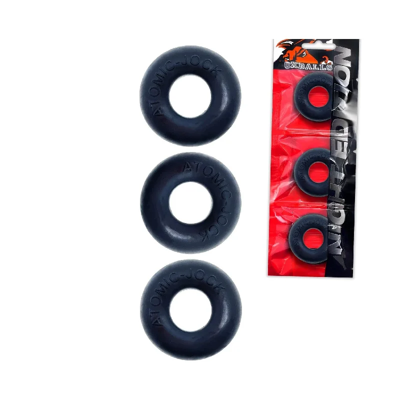 anal toys for intense play-OXBALLS RINGER 3-Pack NIGHT EDITION Cockring PLUS+silicone