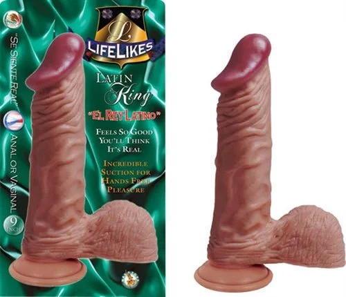 natural-penis-moisturizers-safe-Lifelike Latin King 9 Inch