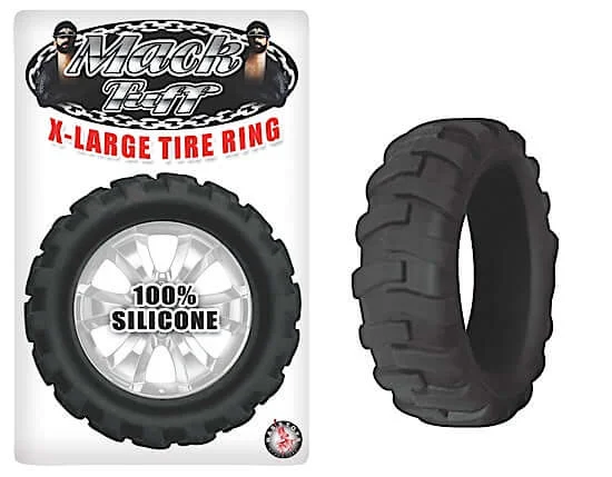 cock ring couple grip-Mack Tuff X-Large Tire Cock Ring Black